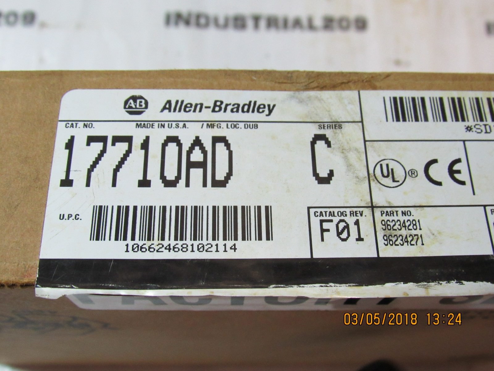 ALLEN BRADLEY AC OUTPUT MODULE 1771-0AD NEW IN BOX