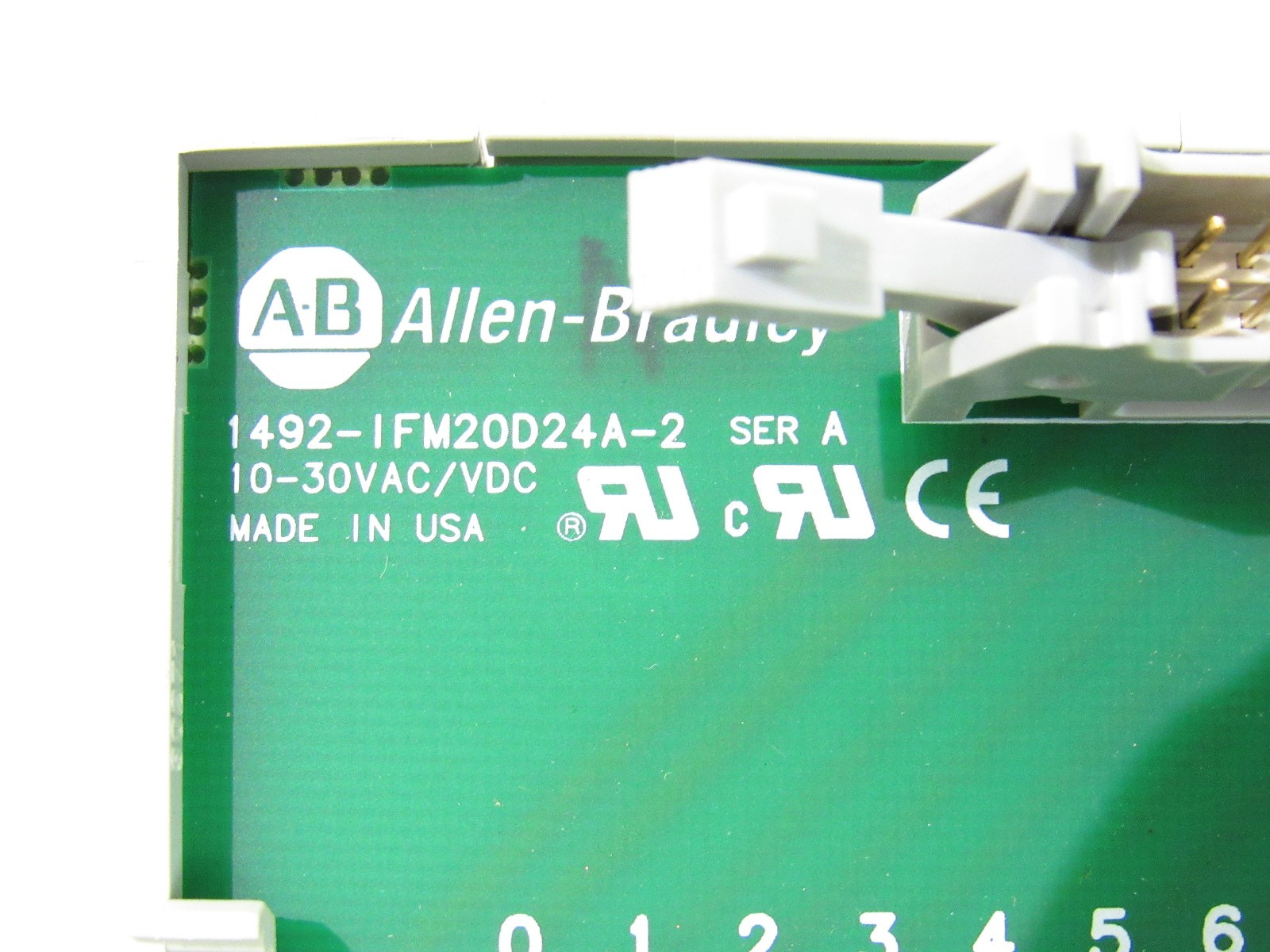 ALLEN BRADLEY 1492-IFM20D24A-2 SER A 20-POINT DIGITAL IFM 10-30VAC/VDC **XLNT**