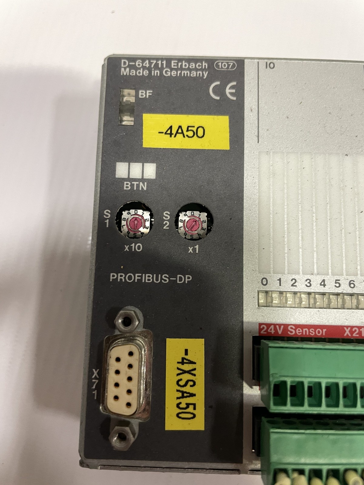 Bosch PROFIBUS-DP 16DI/16DO PLC Digital Input/Output Module 1070079745