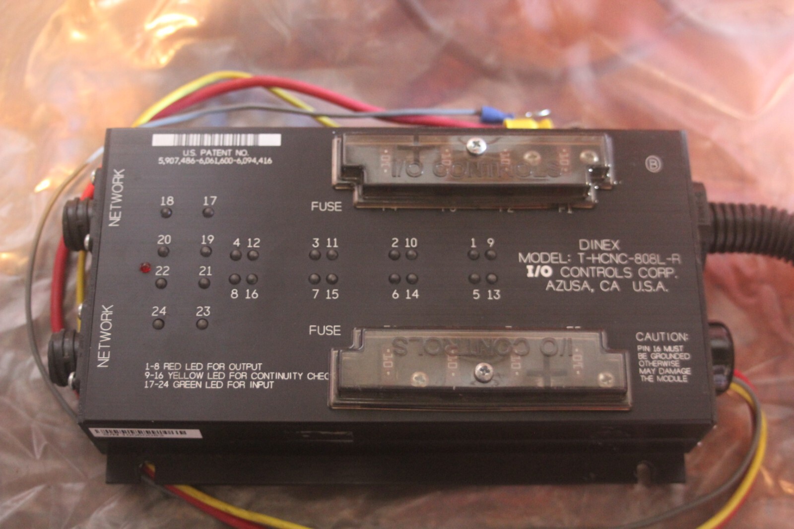 Dinex I/O Controls Corp. Control Module T-HCNC-808L-R