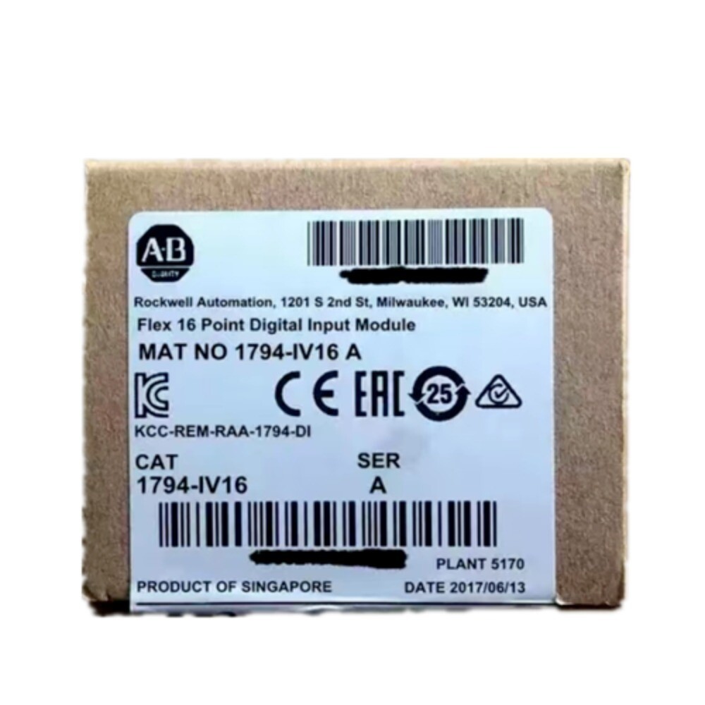 New Sealed AB 1794-IV16 Flex 16 Pt Digital Input Module 1794-1V16 US Free Tax