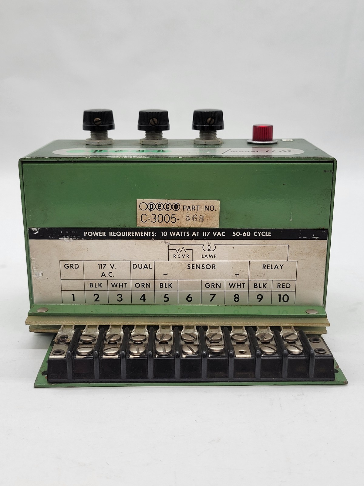 PECO Package Inspection C3005 HM Module On Off Delay PLC