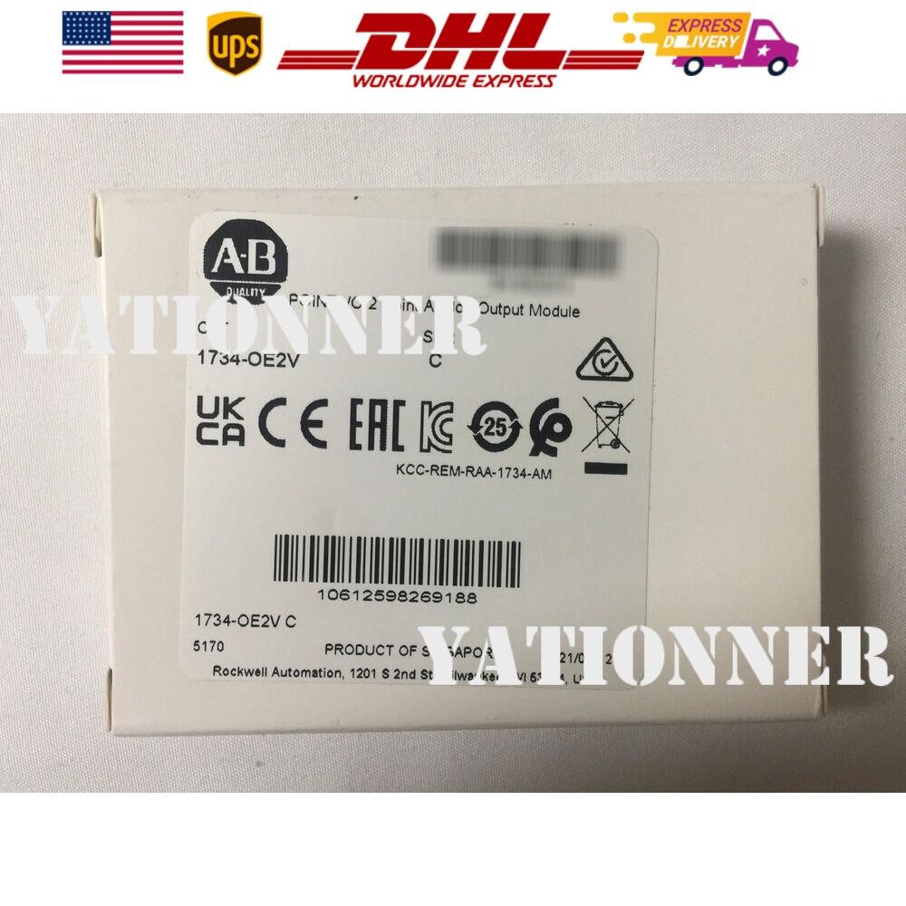 Allen Bradley 1734-OE2V / C POINT I/O 2 Point Analog Output Module US Free Tax