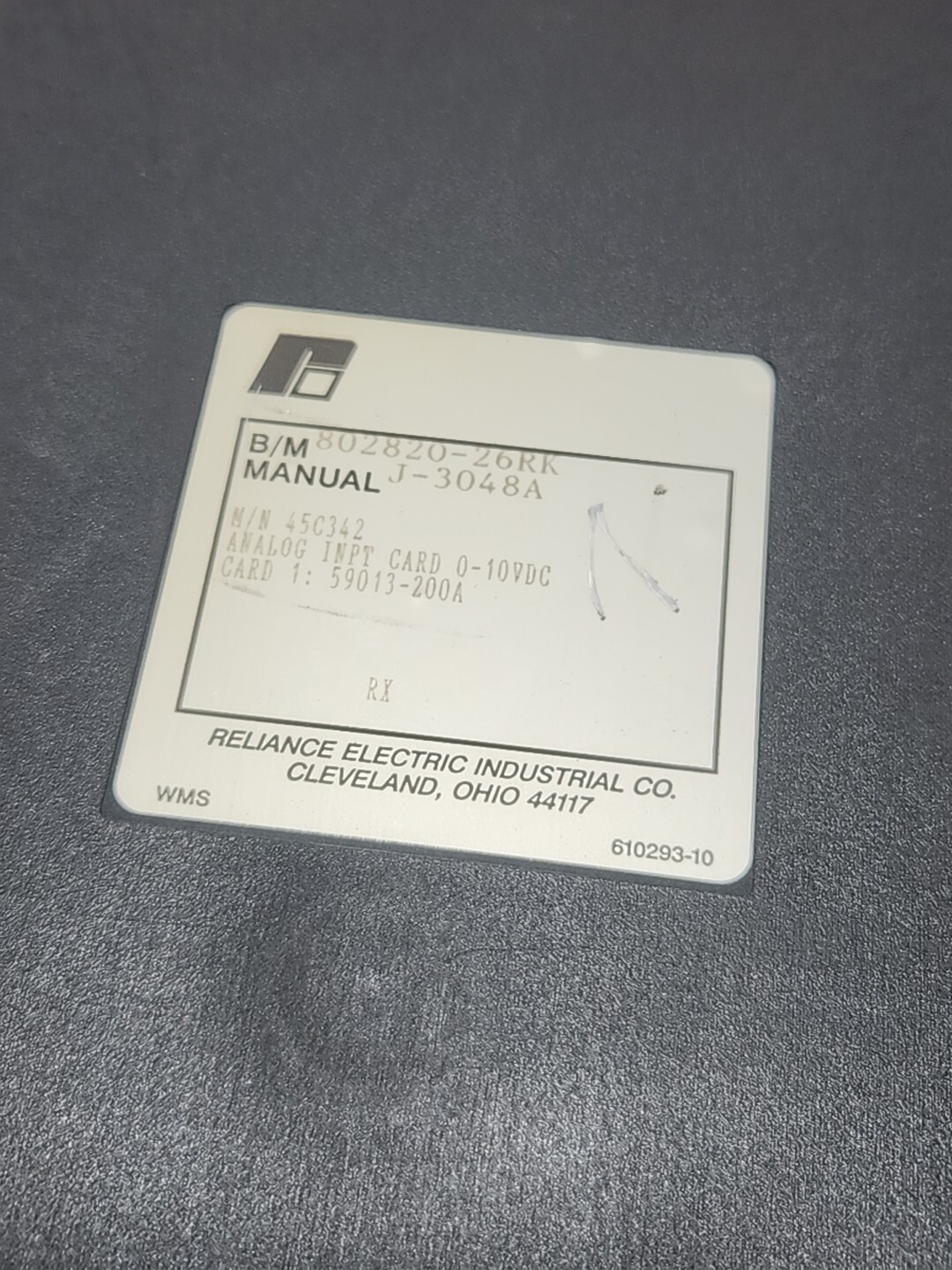 *PREOWNED* Reliance Electric 45C342 Analog Input Module 0-10Vdc 🇺🇸 + Warranty!