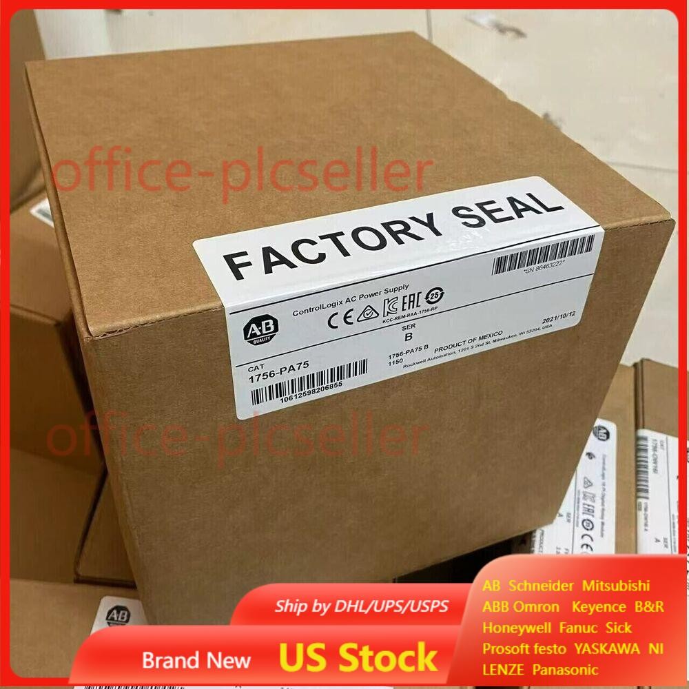 AB 1756-PA75 SER B ControlLogix AC Power Supply Allen Bradley 1756PA75 new