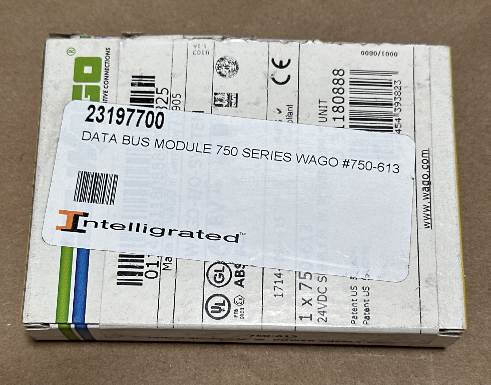 NEW IN BOX SURPLUS- WAGO I/O 750-613 Data Bus Module 24VDC || FAST SHIPPED 🇺🇸