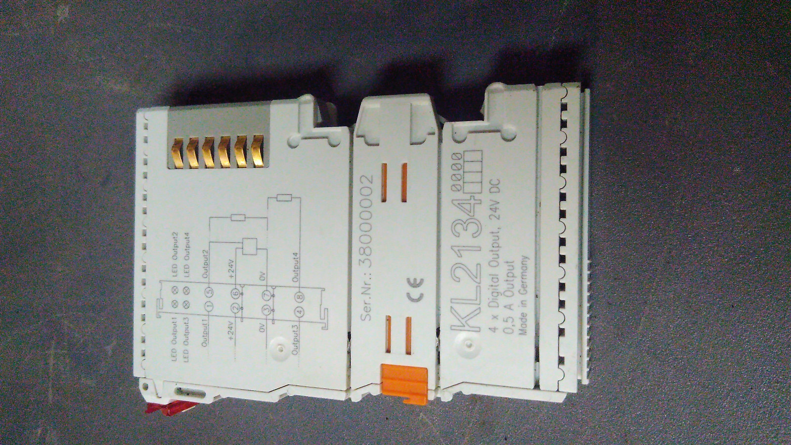 Beckhoff KL2134 4 X Digital Output 24V Dc 0.5A Output