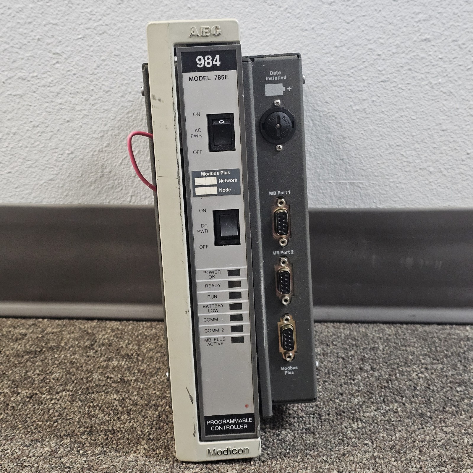 (Used) AEG Modicon PC-E984-785 984 Modbus + PLC Module