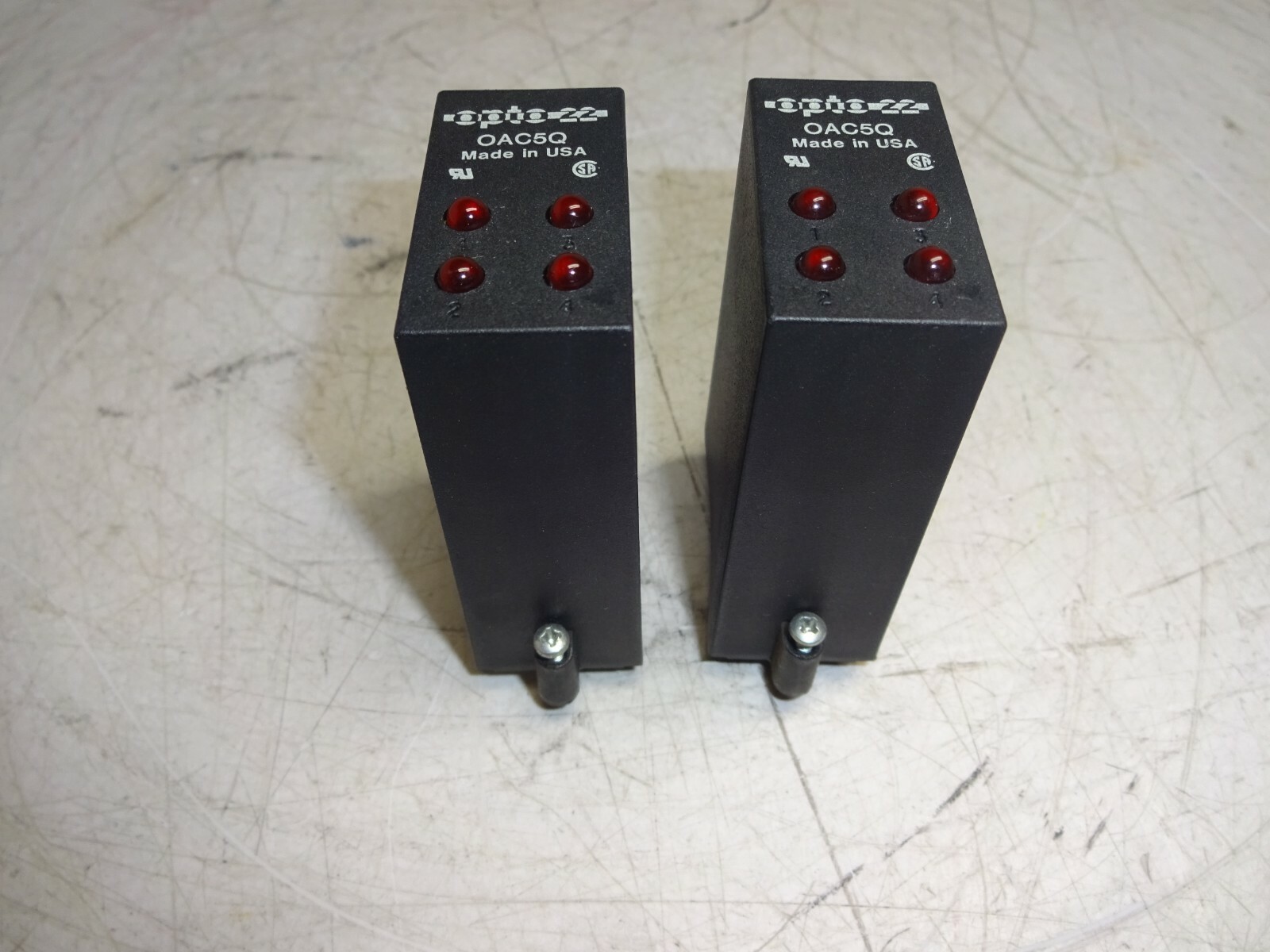 LOT OF 2 OPTO 22 OAC5Q OUTPUT MODULE