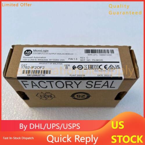 Allen-Bradley 1762-IF2OF2 MicroLogix 1200 I/O Module New Sealed AB 1762IF2OF2