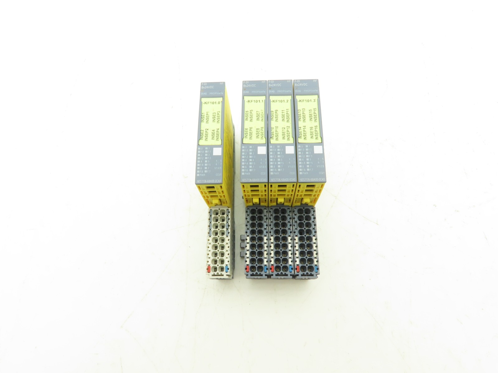 Siemens 6ES7 136-6BA00-0CA0 SIMATIC ET200SP Digital Input F-DI 8x HF Lot of 4
