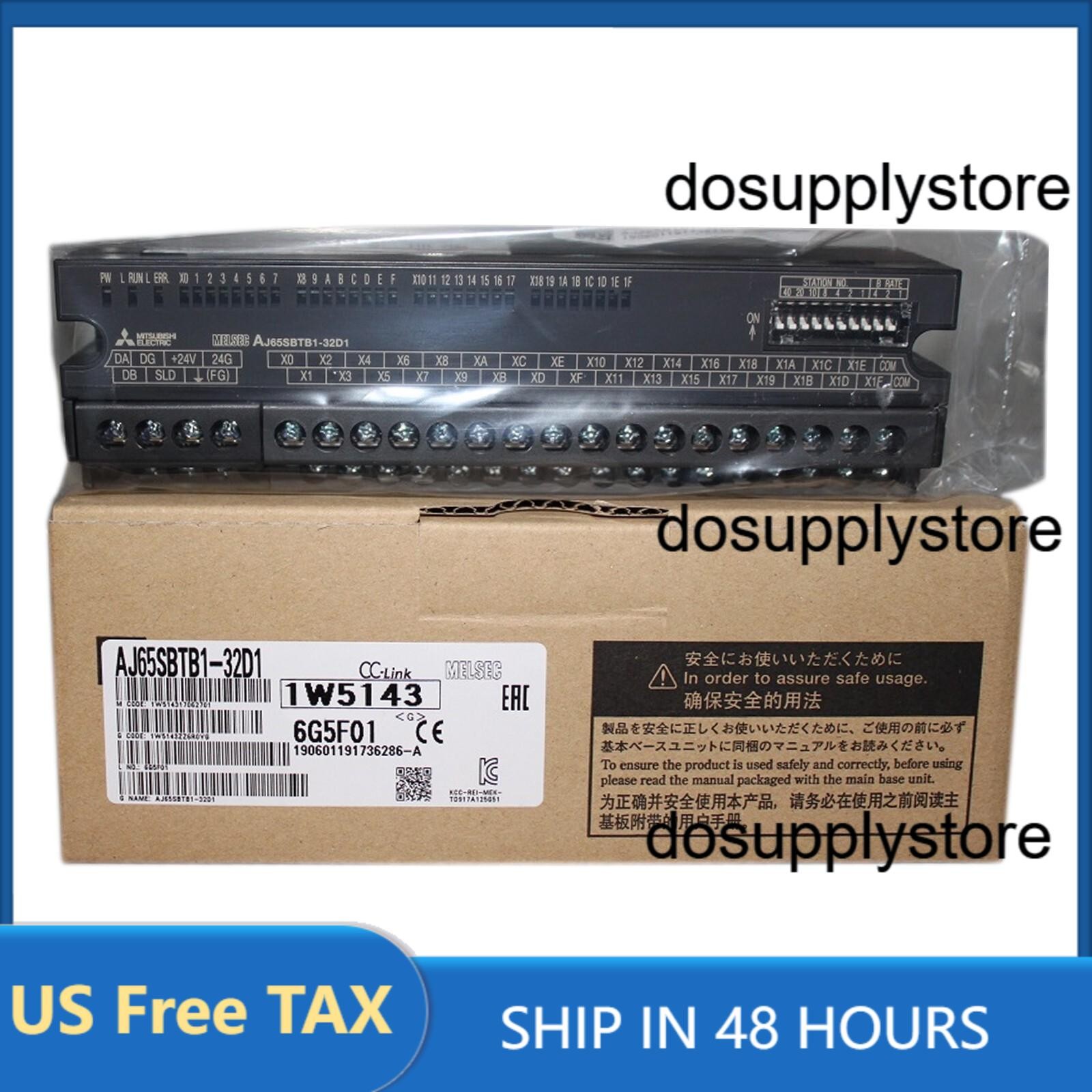 Mitsubishi AJ65SBTB1-32D1 Compact Type Remote I/O Module AJ65SBTB132D1 Fast