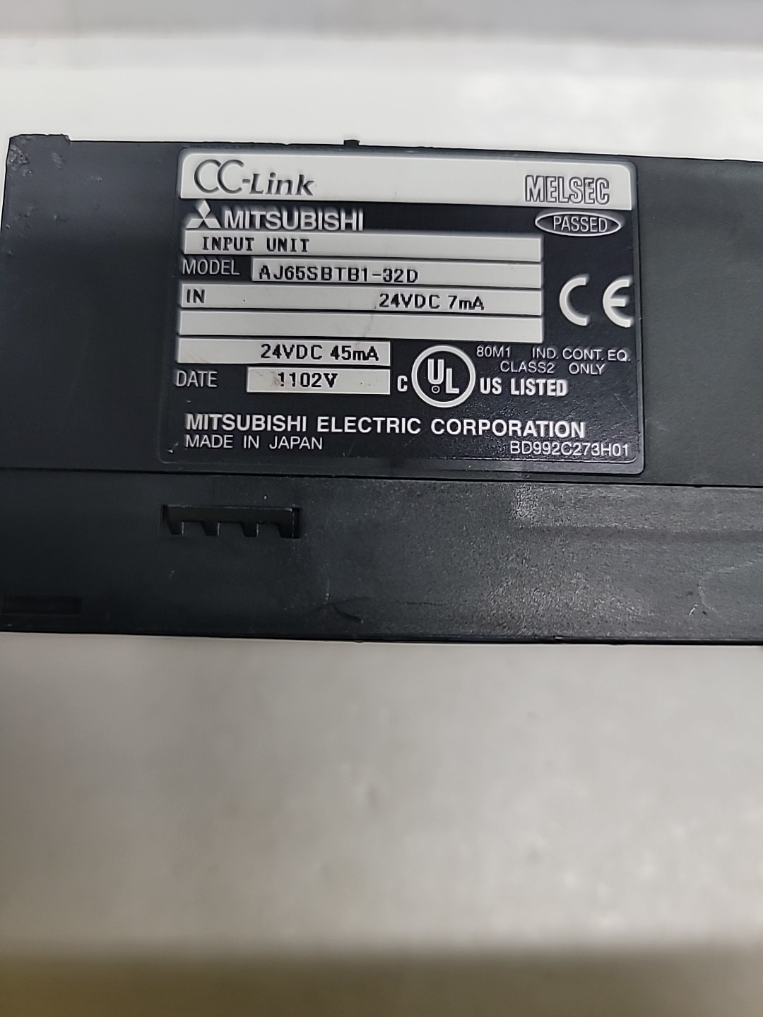 (Lot Of 5) Mitsubishi AJ65SBTB1-32D Input Module