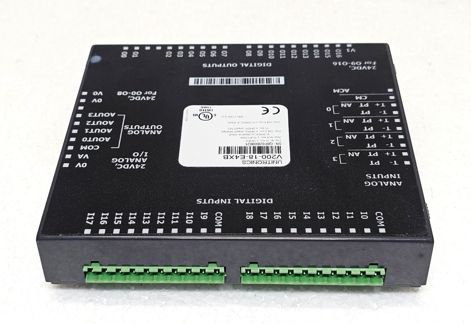 UNITRONICS V200-18-E4XB SNAP-IN I/O MODULE ANALOG/DIGITAL #2