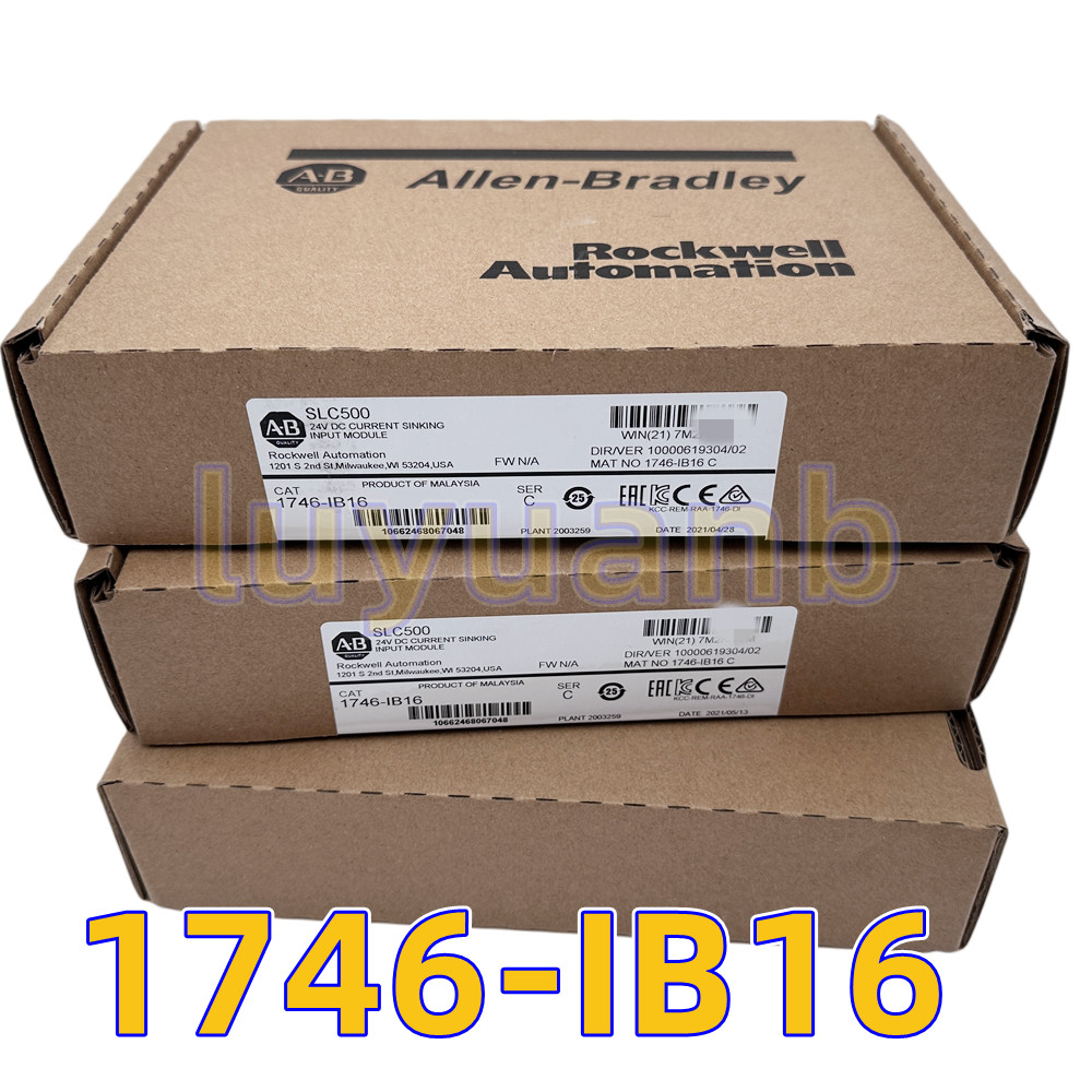 1746-IB16 Allen-Bradley New Sealed 1746IB16 SER D SLC 500 Digital Input Module