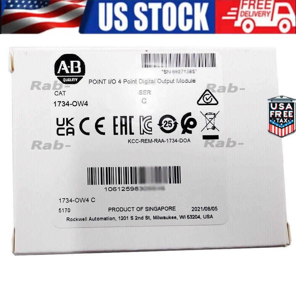 New AB 1734-OW4 POINT I/O 4 Point Digital Output Module 1734OW4 US Free Tax