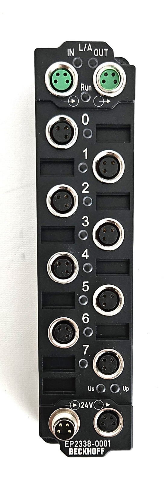Beckhoff EP2338-0001 EtherCAT Box, 8-Channel Digital Combo, 24V DC, 10μs, 0.5A