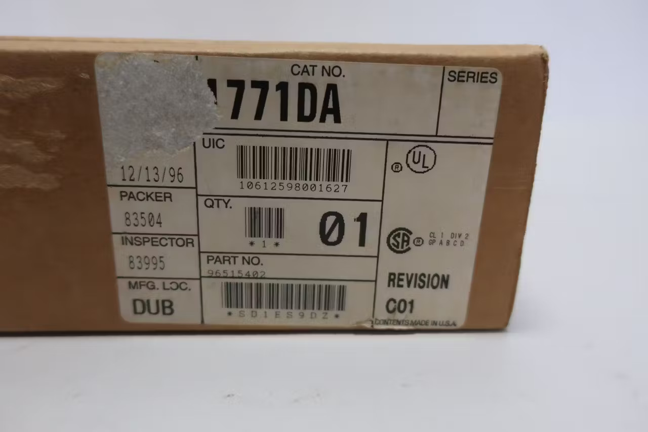 Allen Bradley 1771-DA Rev C01 Ascii I/o Module