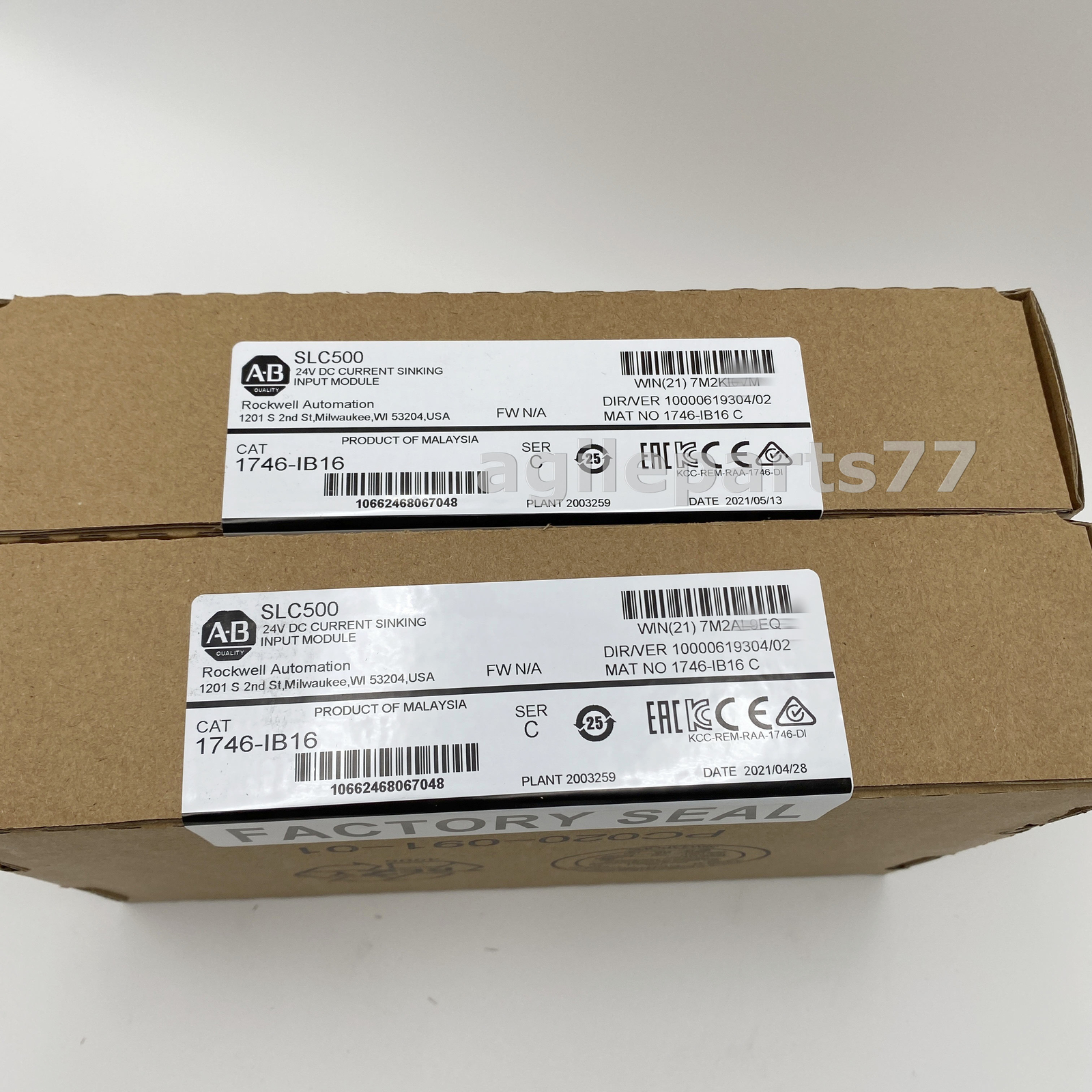 2022 New Sealed AB 1746-IB16 SER C SLC 500 Digital Input Module PLC 1746IB16 TX