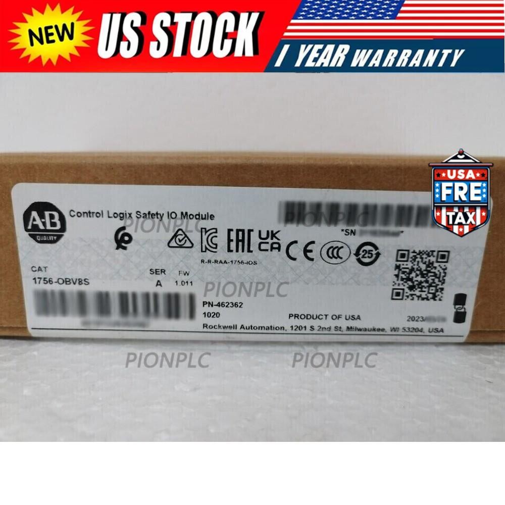 New Sealed Allen Bradley 1756-OBV8S ControlLogix Safety IO Module US Free Tax