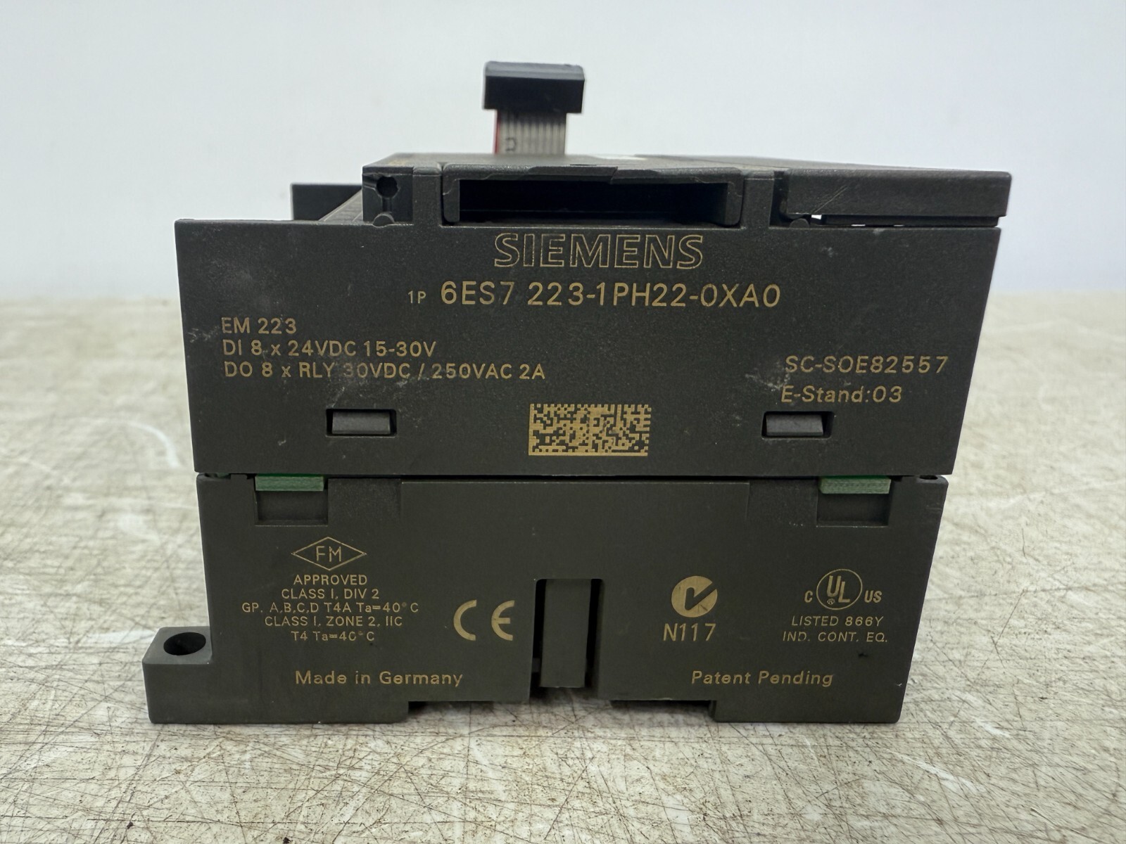 SIEMENS 6ES7 223-1PH22-0XA0 Simatic S7-200 I/O Module EM223 Dc/Relay