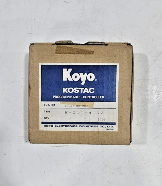 Koyo Electronics Kostac E-01T-4157 Relay Output Programmable Controller,