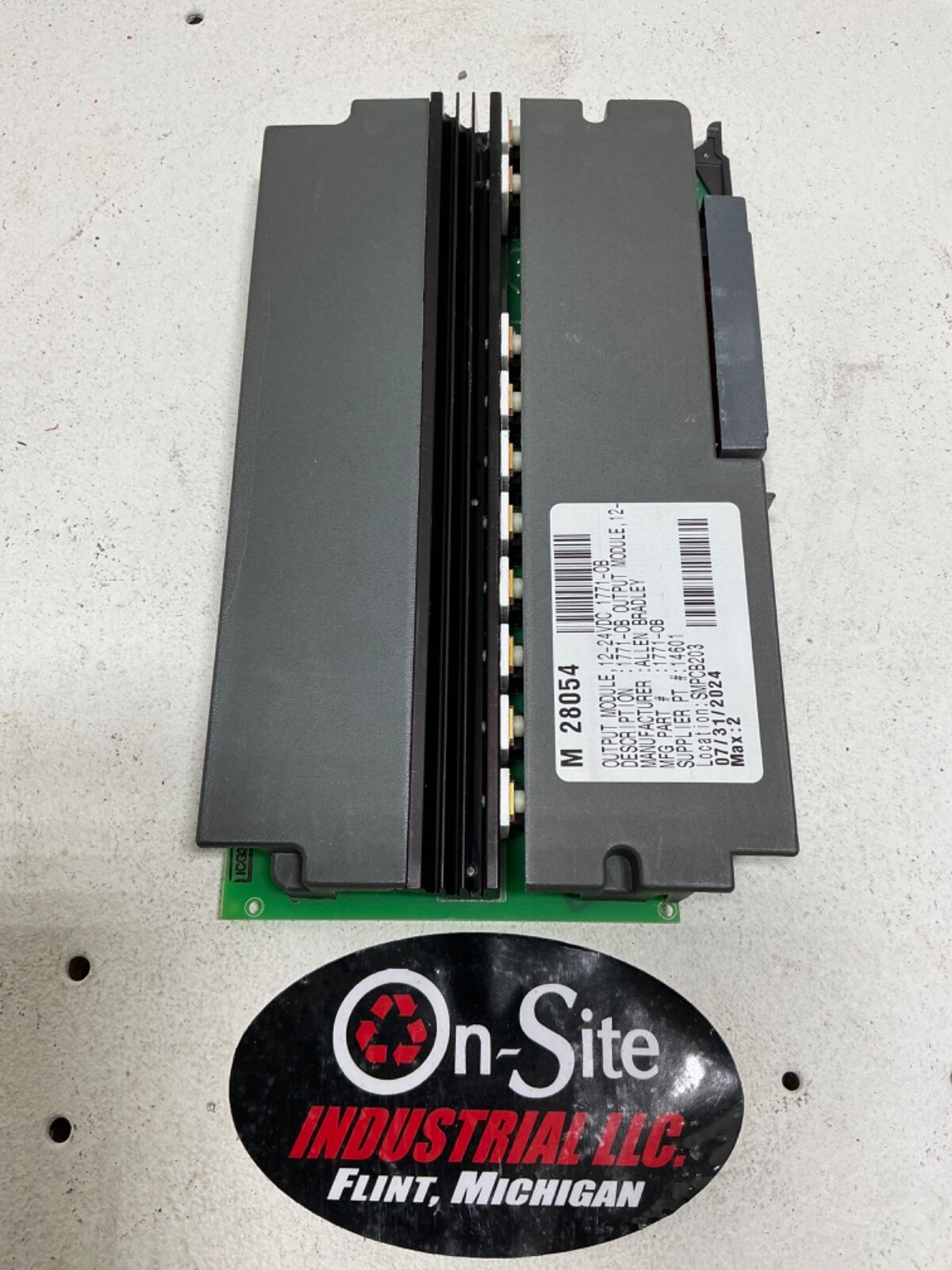 ALLEN-BRADLEY 1771-OB/C SERIES C REV C02 DC OUTPUT MODULE 12-24 V