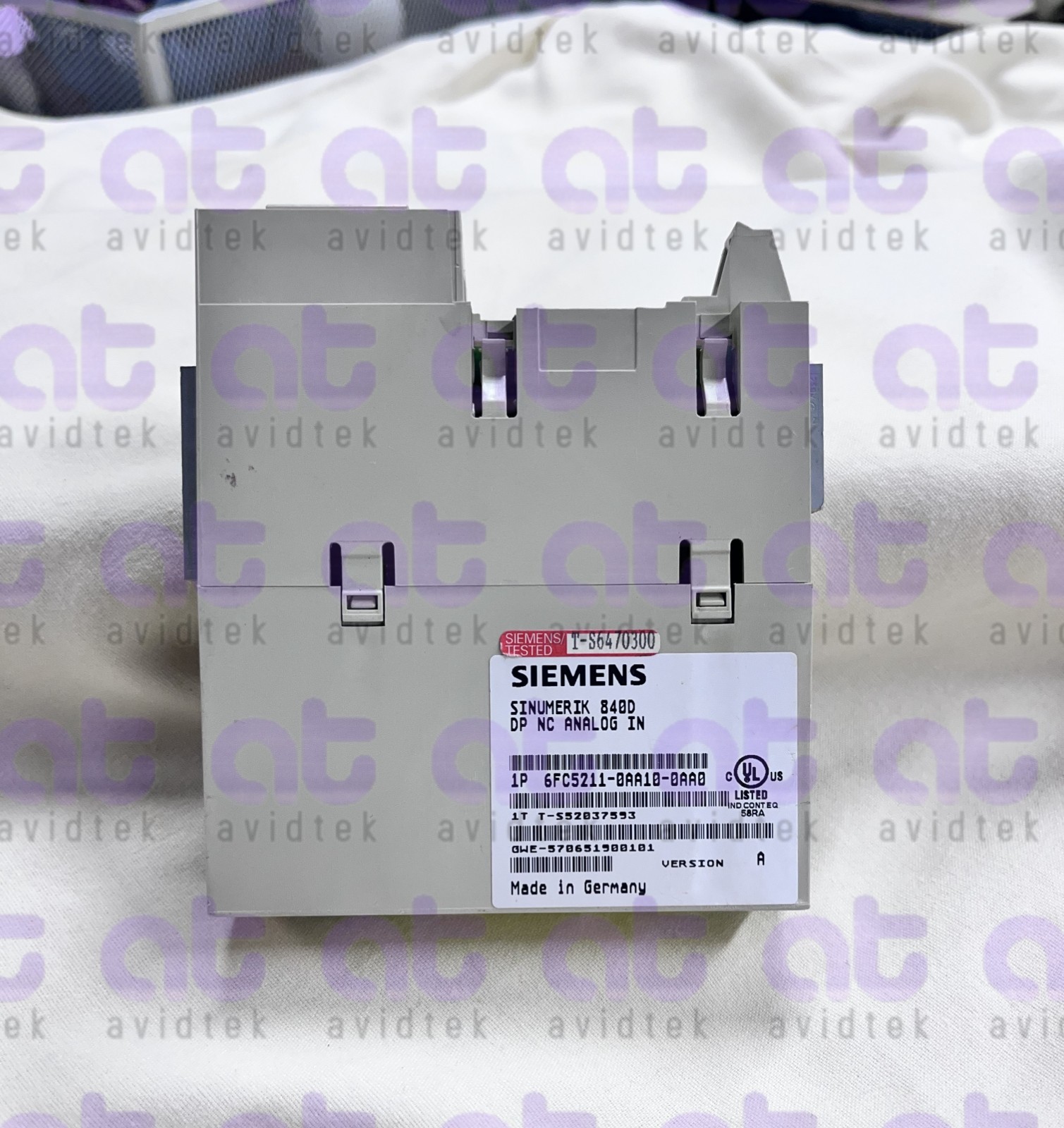 Siemens Sinumerik 840D DP NC Analog Input Module 6FC5211-00AA10-0AA0