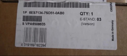 Siemens 6ES7 134-7SD51-0AB0 / 6ES7134-7SD51-0AB0 Electronic Module New
