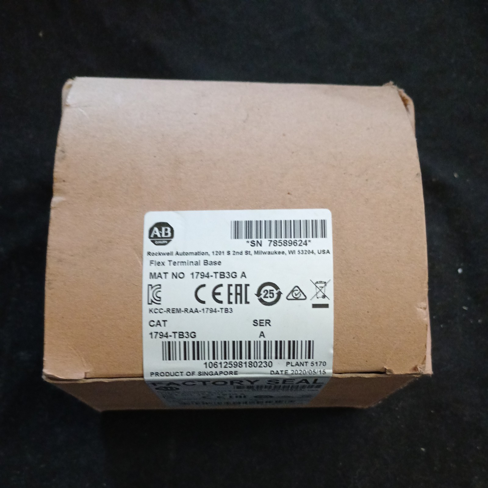 AB 1794-TB3G Ser A Brand New Quality Guaranteed Free Ship