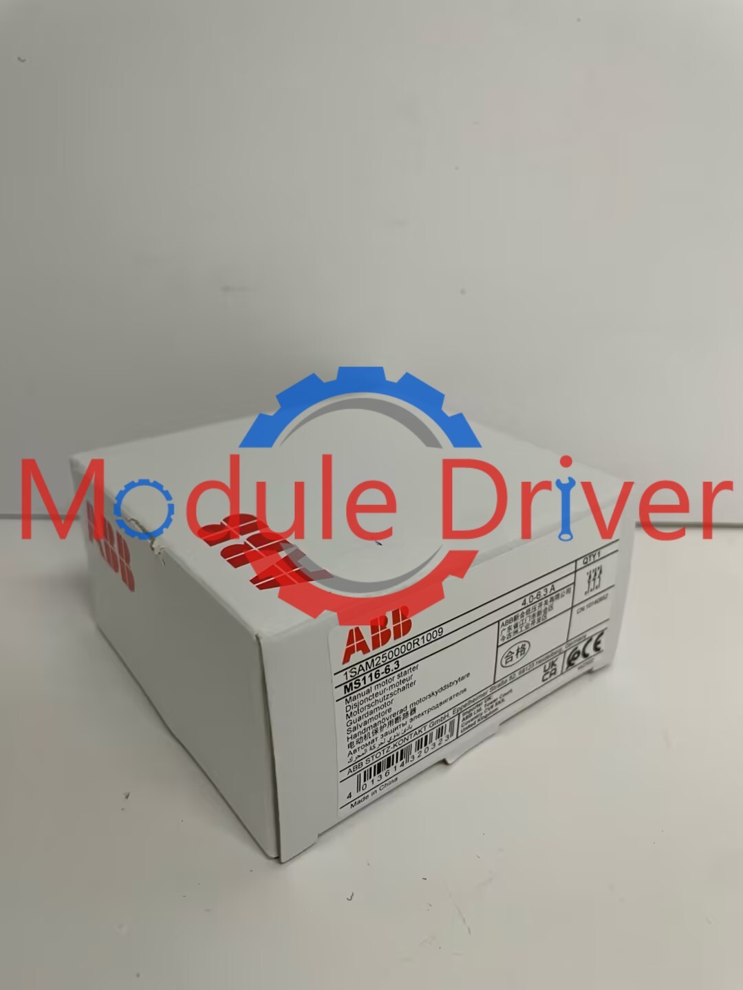New ABB MS116-6.3 Manual Motor Starter 4-6.3A 1SAM250000R1004