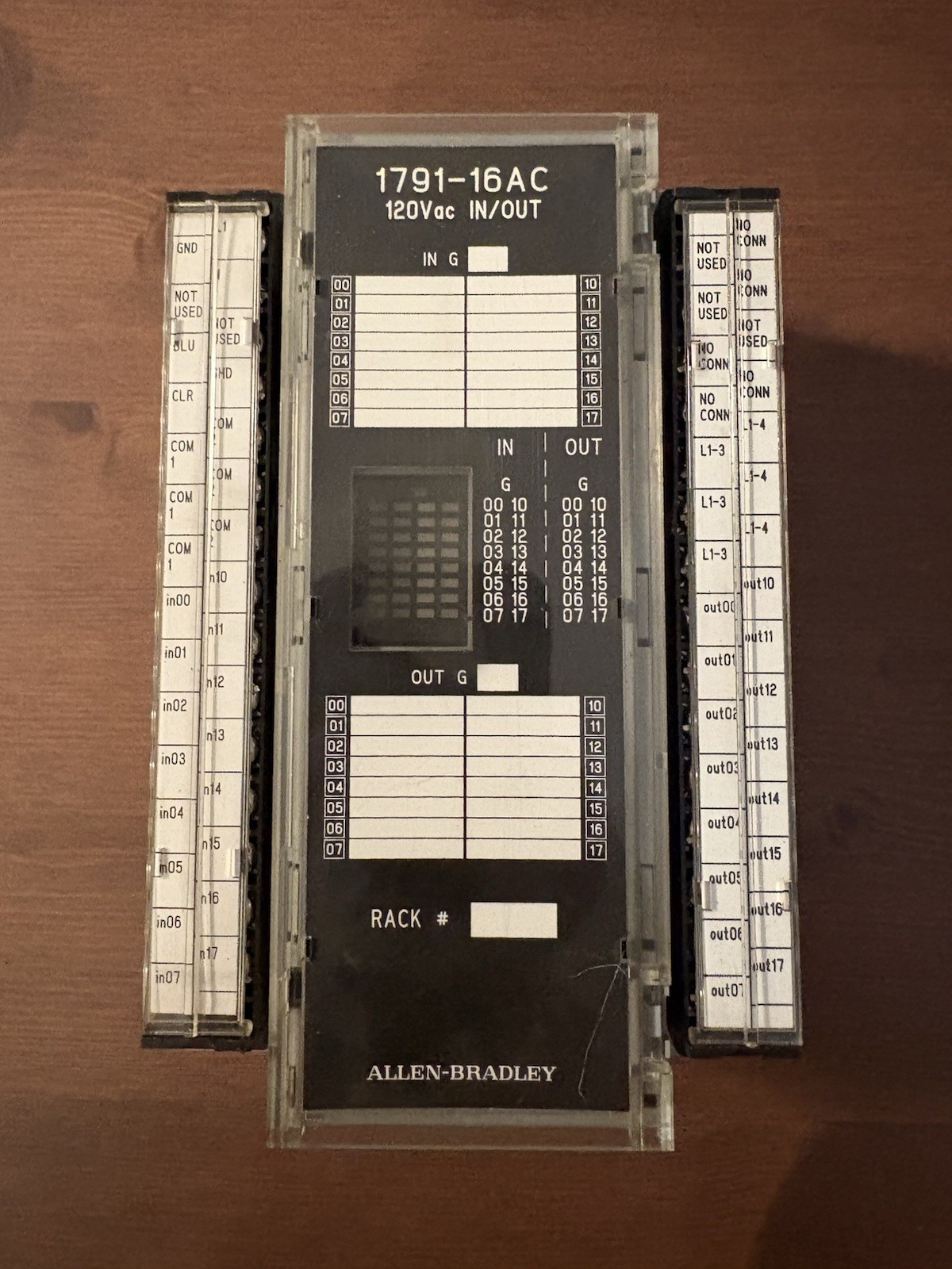 Allen-Bradley 1791-16AC 120V Digital Block I/O Module PLC Input Output Module