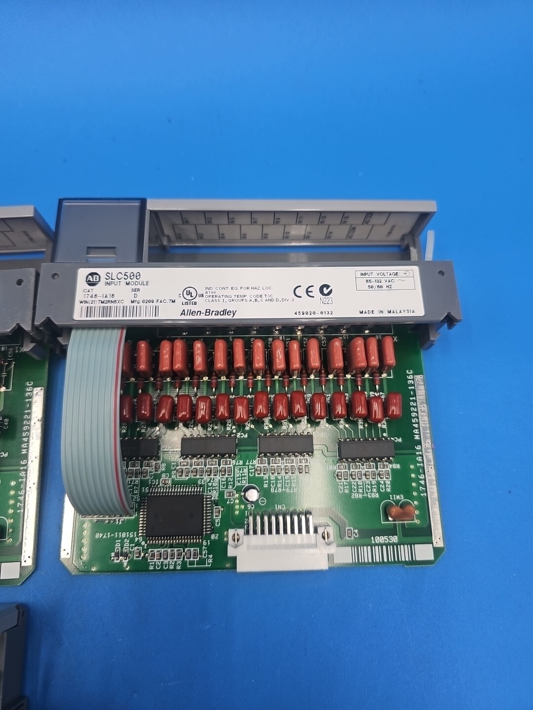 LOT OF 3 Allen Bradley 1746-IA16 Series D SLC 500 Input Modules PLC