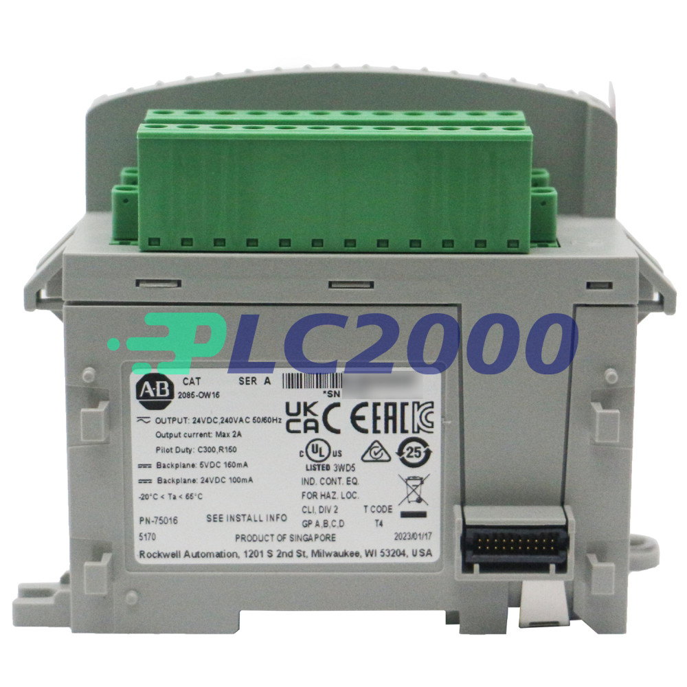 New Allen Bradley 2085-OW16 Micro800 Digital 16 Point Relay Output 2085OW16