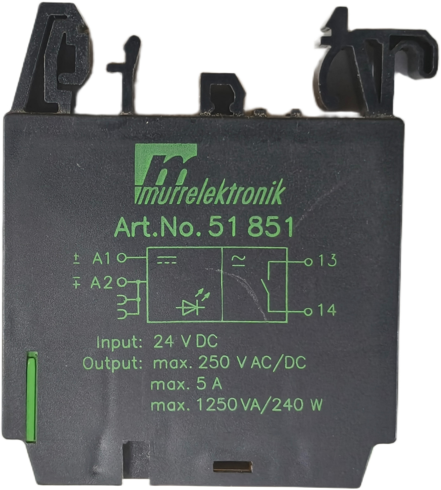 Murr Elektronik Art No 51851 Relay Module Integrated Circuit Opto Coupler