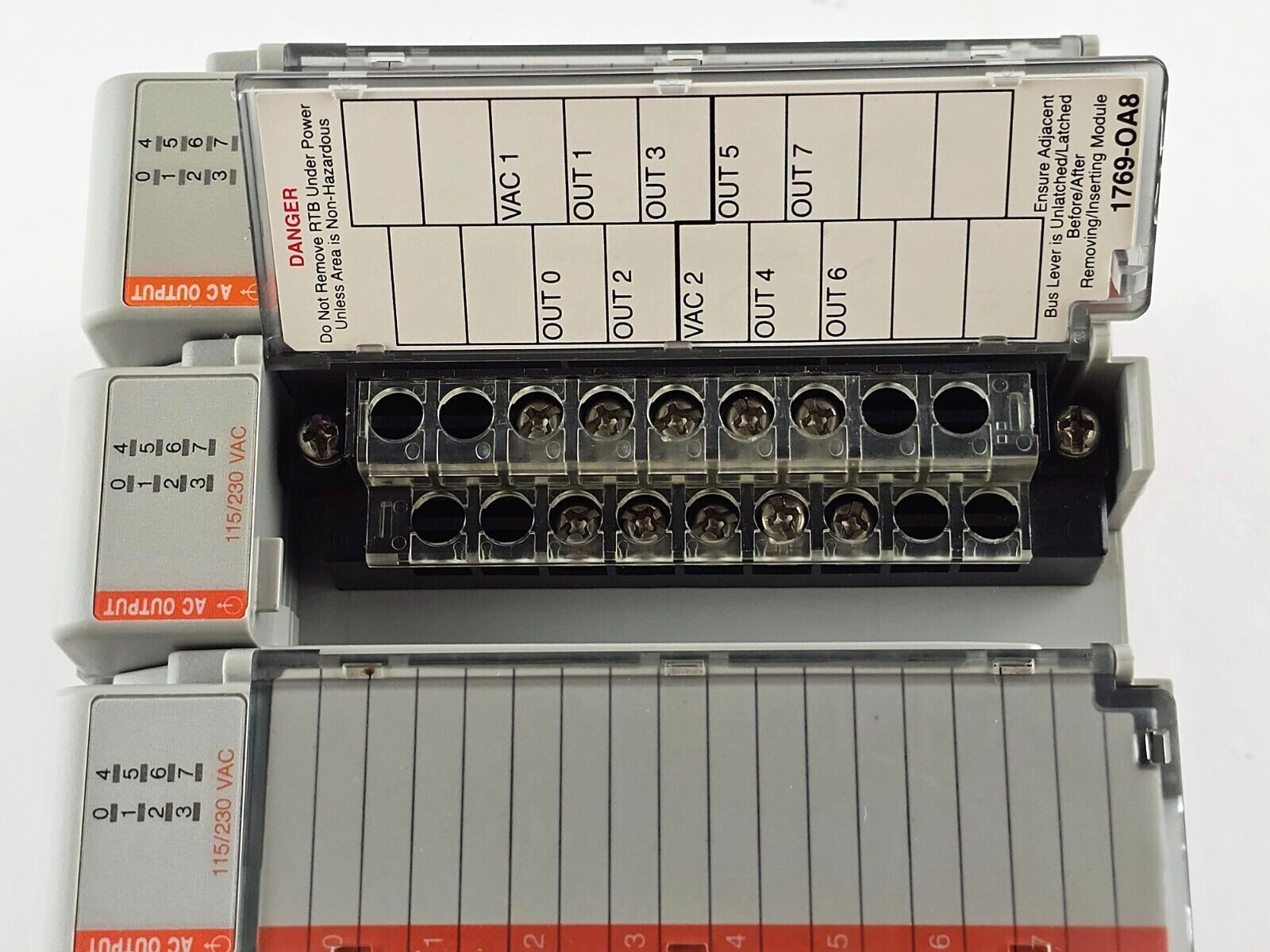 Allen Bradley 1769-OA8 /A CompactLogix 8P Digital Output Module 1769OA8 Lot of 3