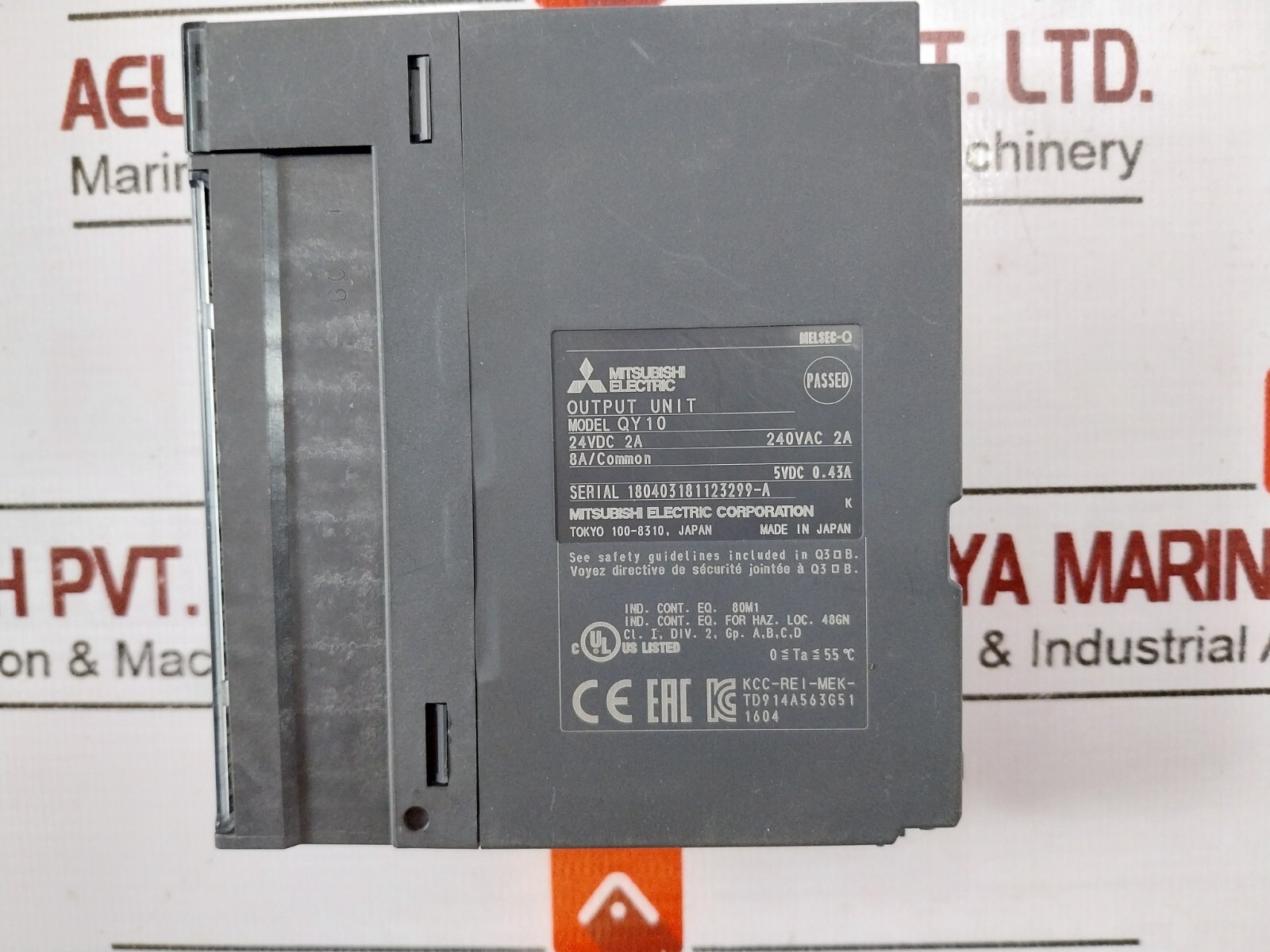 MITSUBISHI ELECTRIC QY10 MELSEC-Q 16 Output Module 24VDC 2A 240VAC 2A CL.I DIV.2