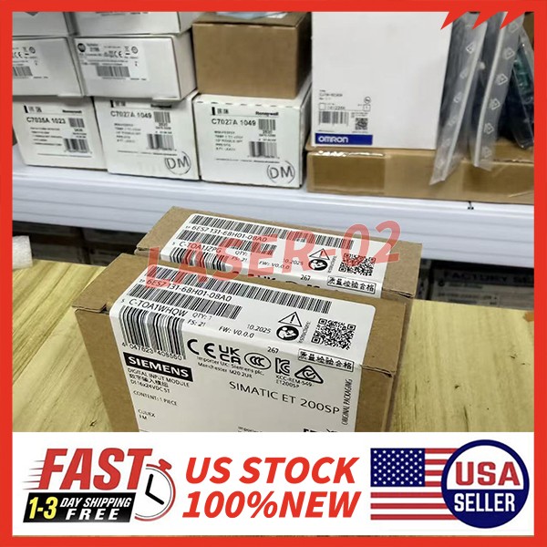 Original Siemens 6ES7131-6BH01-0BA0 ET200SP I/O Input Module in Stock