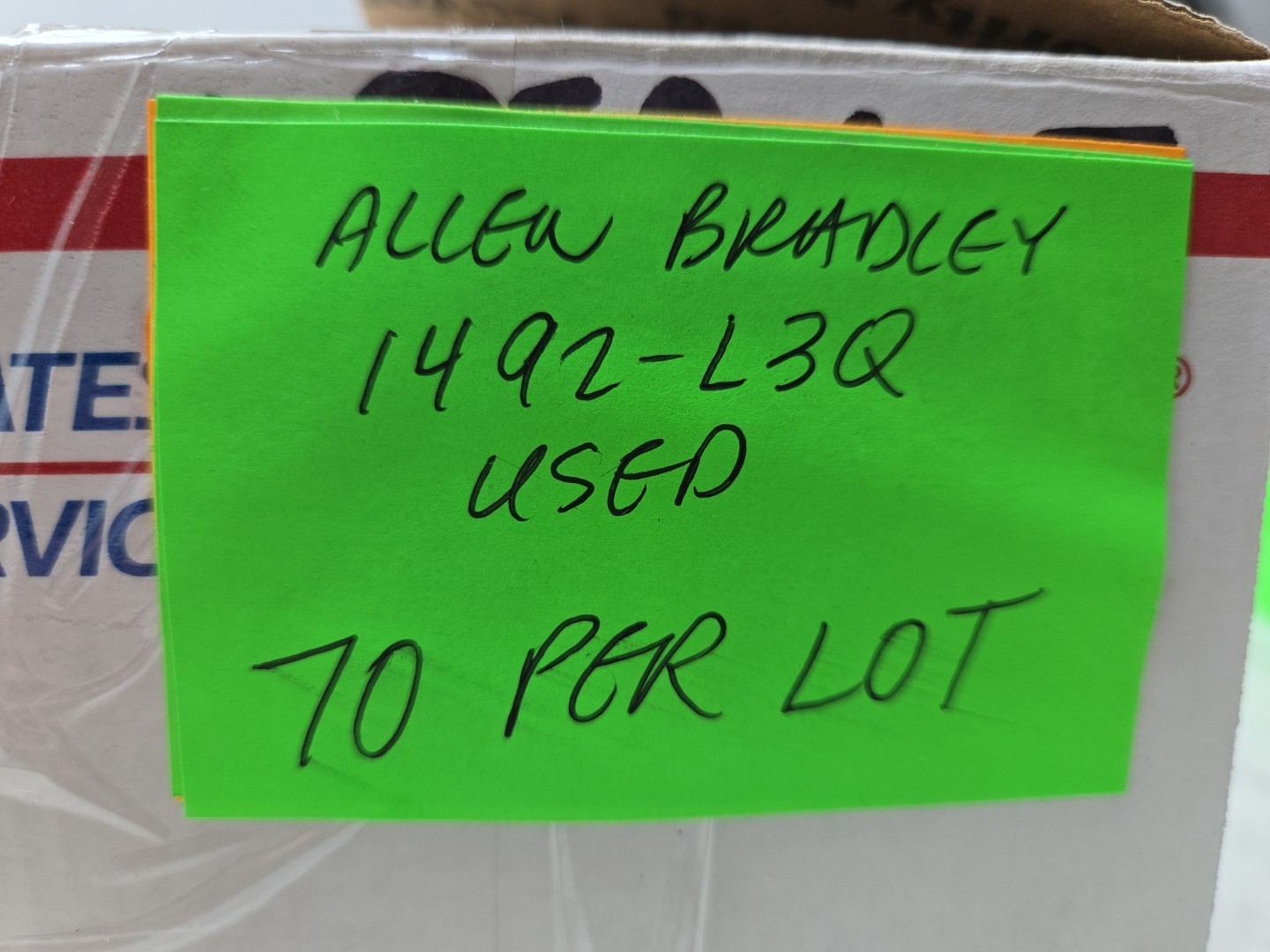 70 Pack Allen Bradley 1492-L3Q Grey Wire Terminal Blocks 25 Amp 600v Used