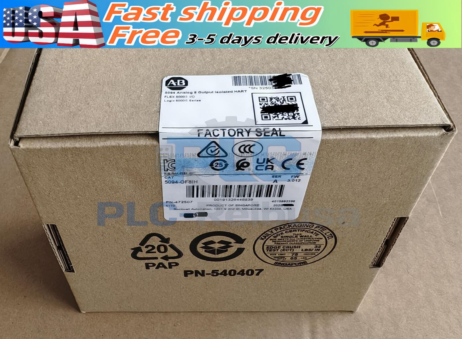 New Sealed 5094-OF8IH Seies A Flex 5000 I/O Analog 8 Output Module Safty DHL DHL