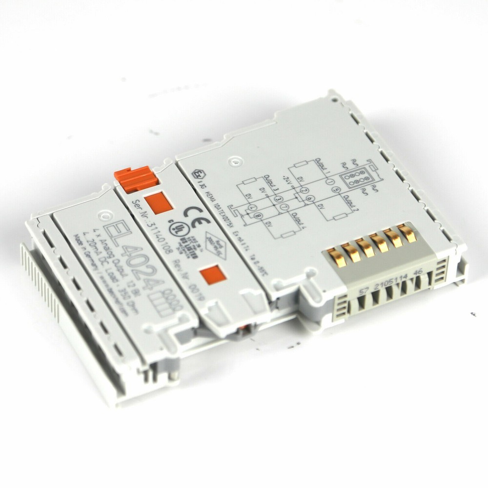New 1Pcs BECKHOFF EL4024 4-channel Analog Output Terminal