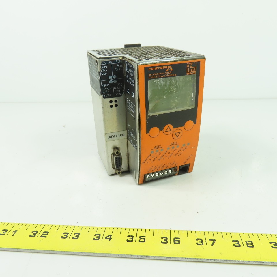 IFM 2MSTR 1RS232C 24VDC Profibus-DP AS-I ControllerE Interface