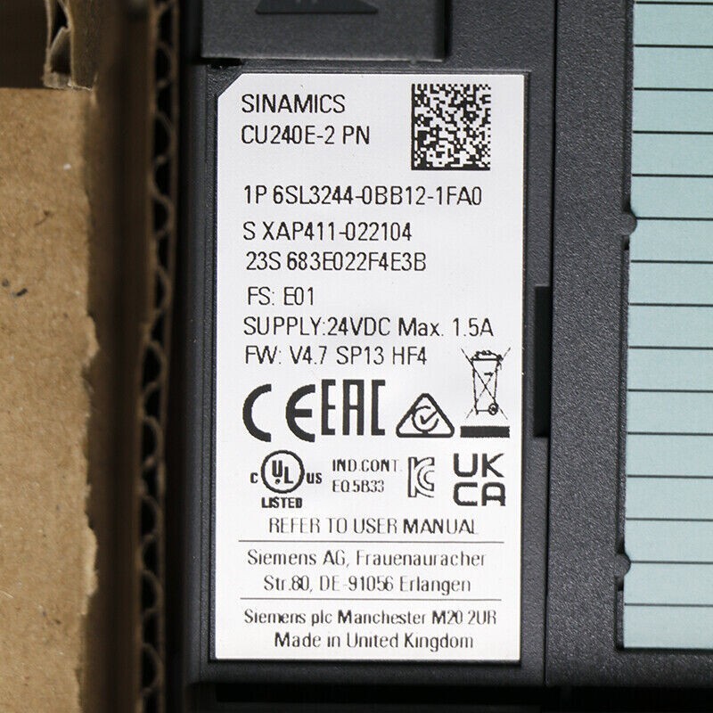 Brand Siemens 6SL3244-0BB12-1FA0 Fast Delivery