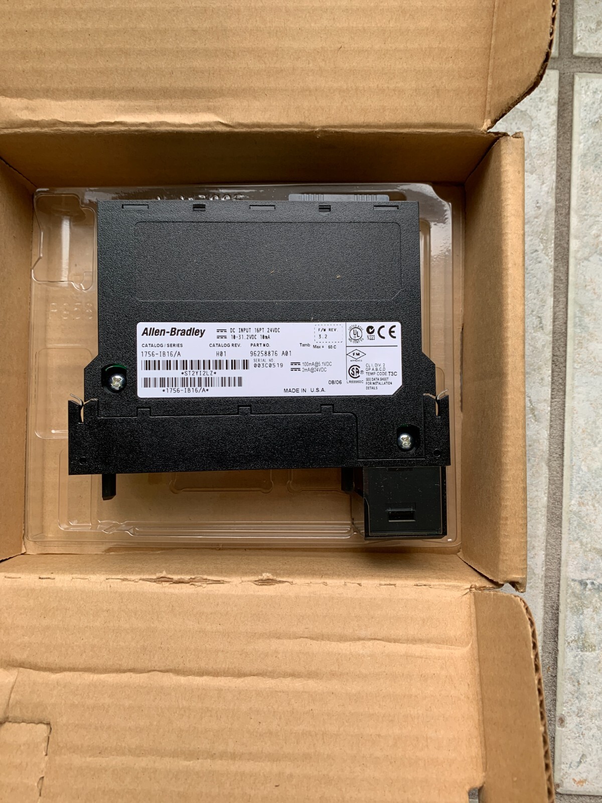 Allen Bradley 1756-IB16 SER A New Open Box