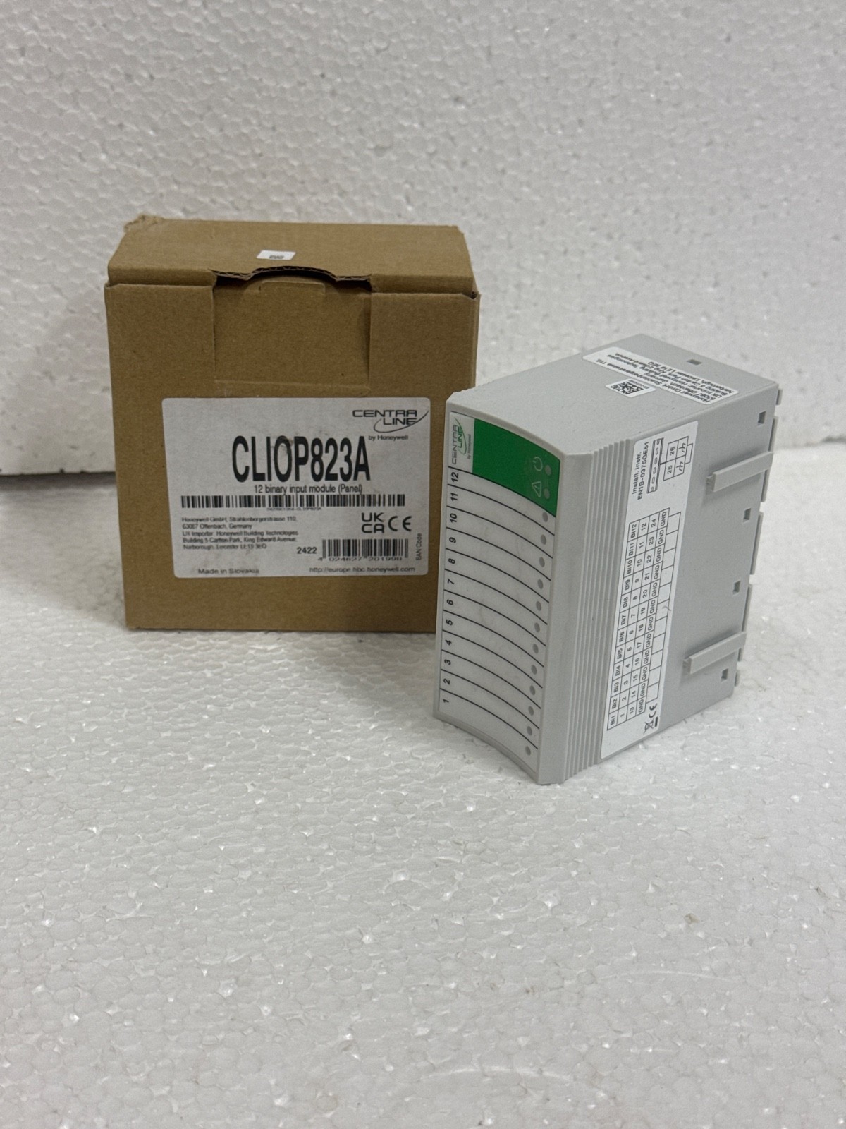 CENTRALINE HONEYWELL CLIOP823A 12 Binary Input Module (panel)