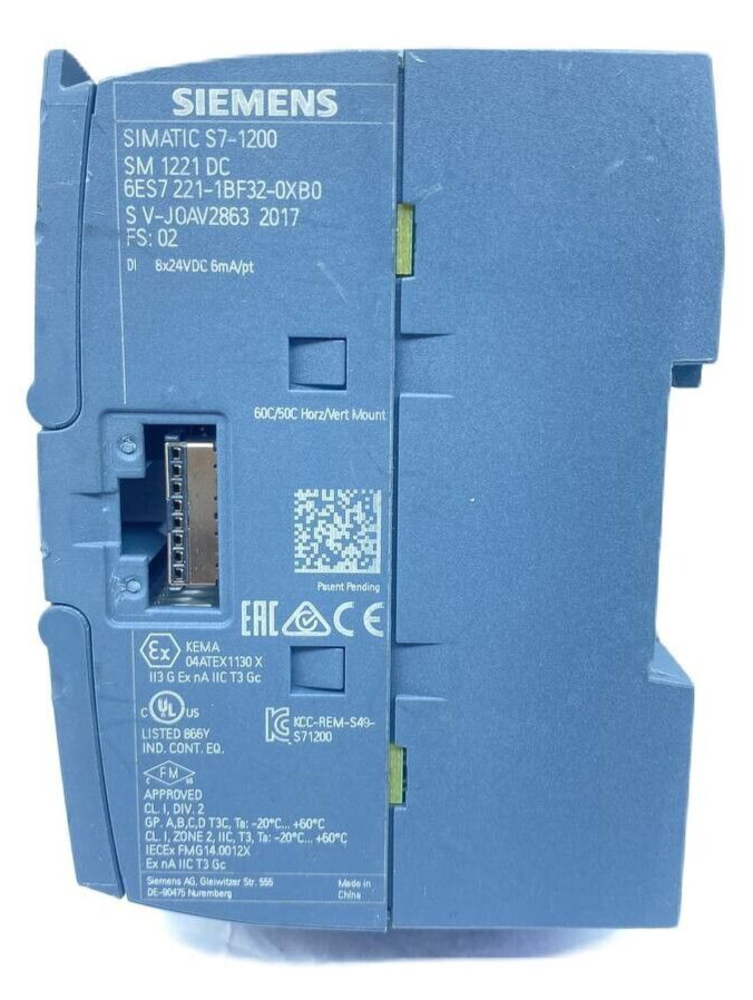 SIEMENS SIMATIC S7-1200 6ES7221-1BF32-0XB0 DIGITAL INPUT MODULE SM 1221