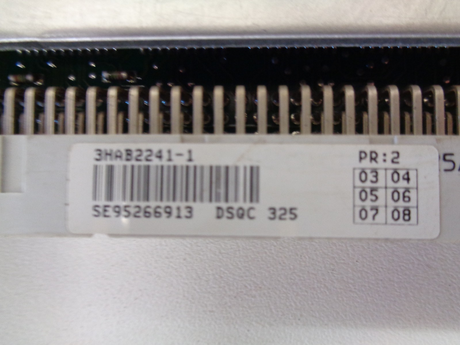 ABB 3HAB2241-1 CPU MAIN CONTROL CIRCUIT BOARD DSQC-325 – USED – FREE SHIPPING