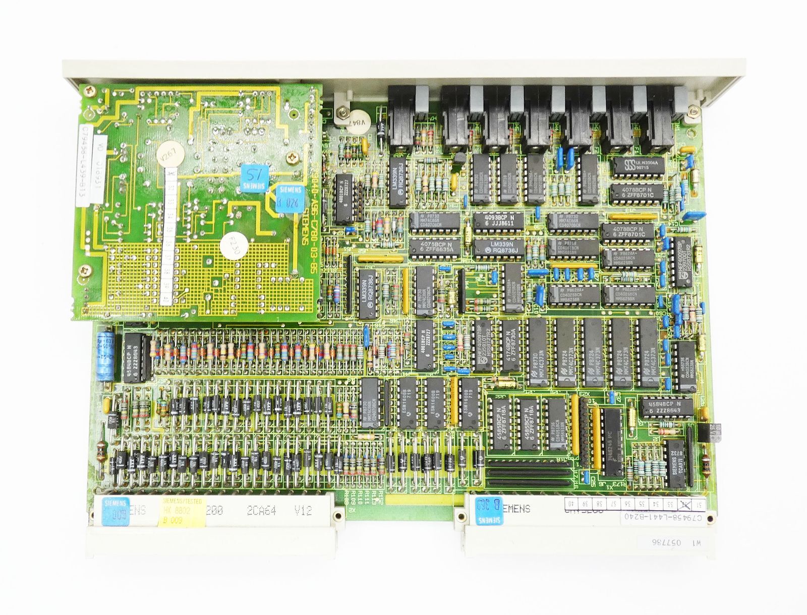 Siemens Teleperm M 6DS1614-8AA E-Stand: 2 Binary Input Modules -used-