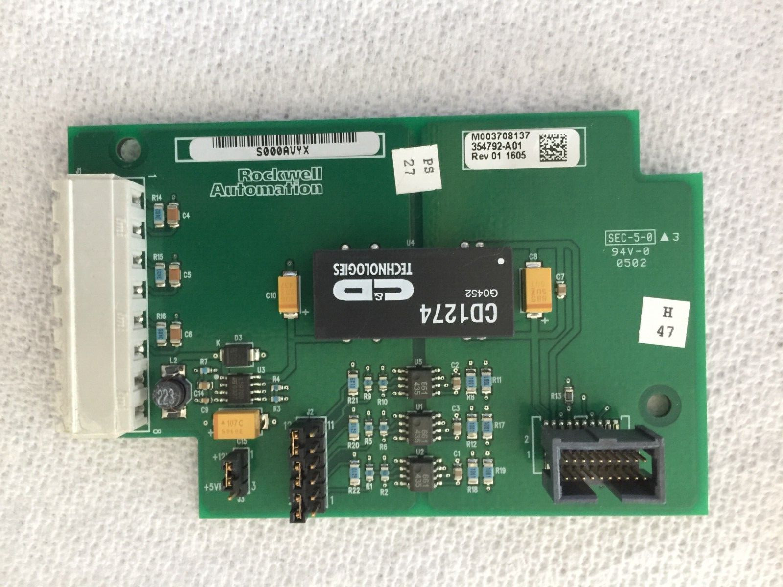 Allen Bradley Rockwell 354792-A01 Encoder Input Card