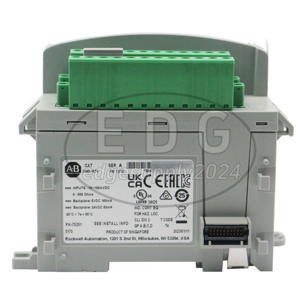 New Sealed 2085-IRT4 SER A Allen-Bradley Micro850 4CH TC/RTD Input Module Analog